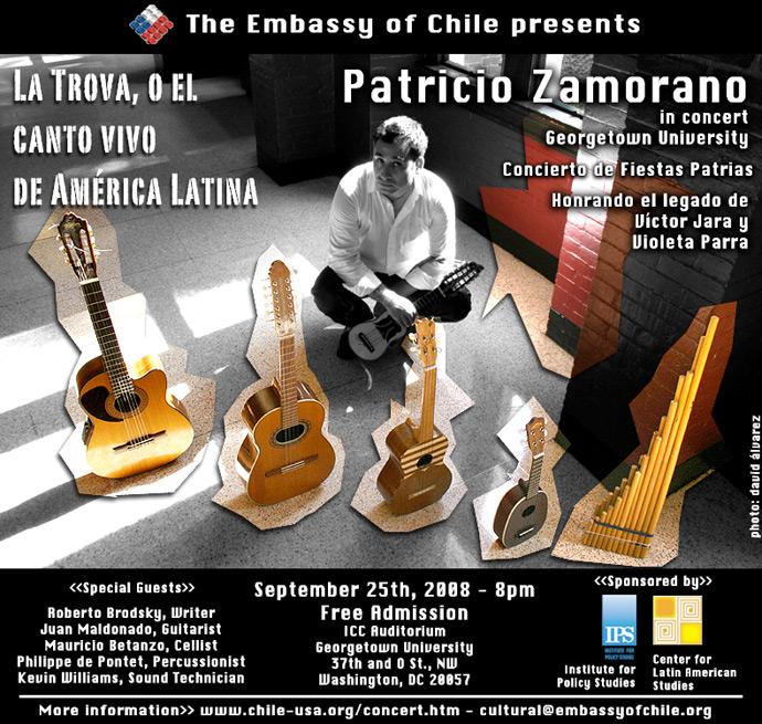 Patricio Zamorano in Concert
