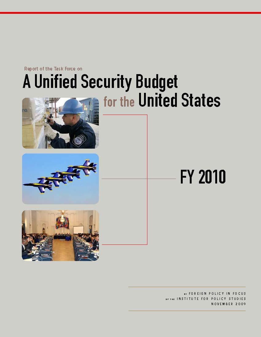 A Unified Security Budget for the United States, FY 2010