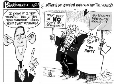 Bipartisanship Cartoon