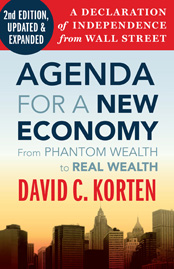 Author Event: David Korten, ‘Agenda for a New Economy’