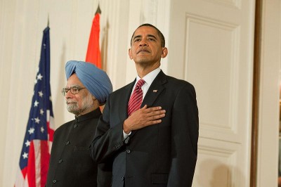 President Barack Obama and Prime Minister Manmohan Singh at the White House, Nov. 24, 2009