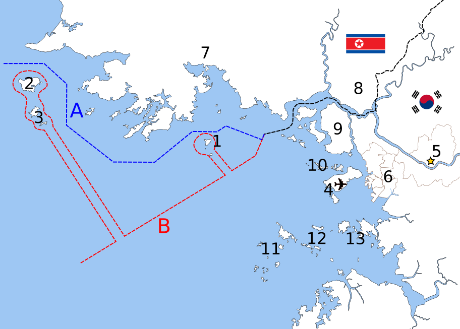 The West Sea: Sea of Dispute (Wikipedia)