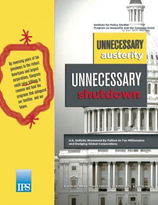 Unnecessary Austerity, Unnecessary Government Shutdown