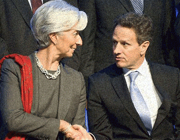 Lagarde Geithner