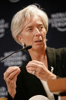 Christine Lagarde; photo by Remy Steinegger courtesy of World Economic Forum