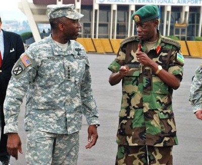 US Gen. Kip Ward with Rwandan Gen Kabarebe