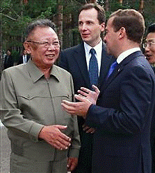 Kim Jong Il visits Russia.