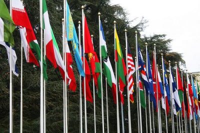 How many of these flags represent countries we are in some kind of war with? Photo by Radar Communications. 