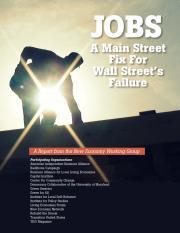 A Main Street Fix to Wall Street’s Failure