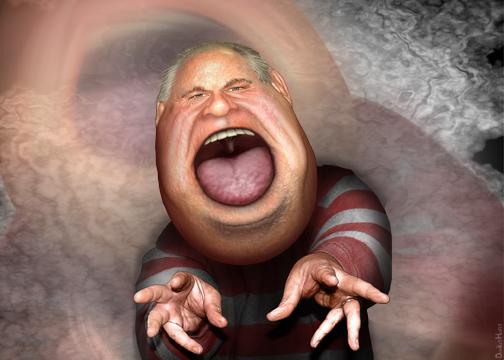 Rush Limbaugh and the Live Volcano