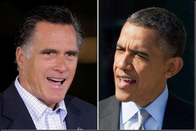 Romney and Obama