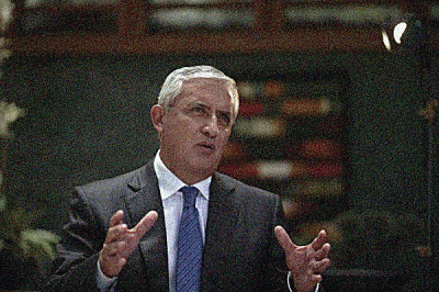 Guatemalan President Otto Pérez Molina