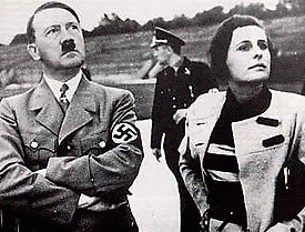 Adolf Hitler and Leni Riefenstahl.