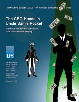 Executive Excess 2012: The CEO Hands in Uncle Sam’s Pocket