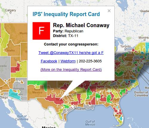 The Inequality Report Card Action Map
