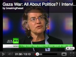 Phyllis Bennis on RT: Israel, violence in Gaza, and ending the Israeli occupation