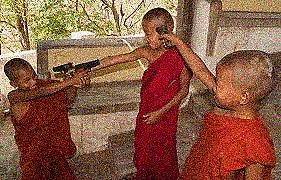 Monks with guns