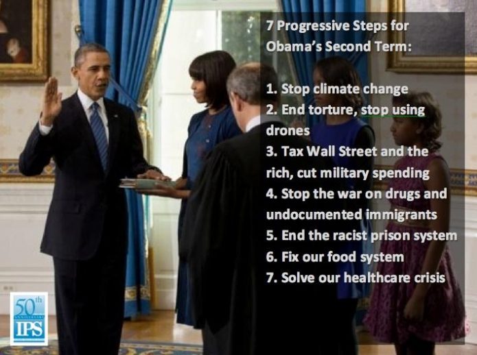 7 Progressive Steps - Obama Second Term