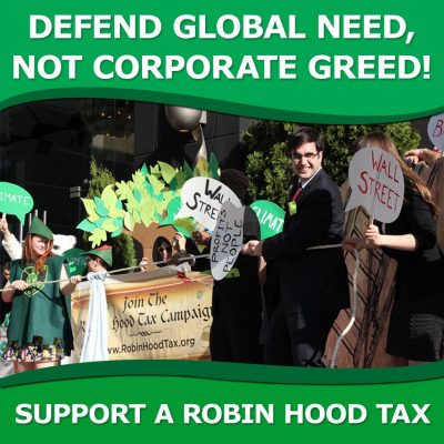 Robin Hood Tax Action, Washington DC