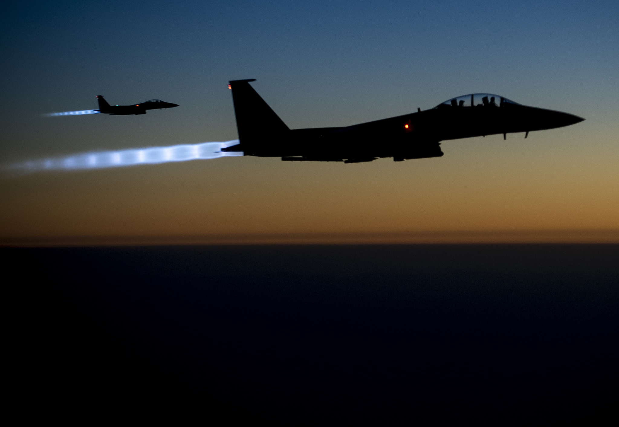 U.S. aircraft conducting airstrikes against ISIS