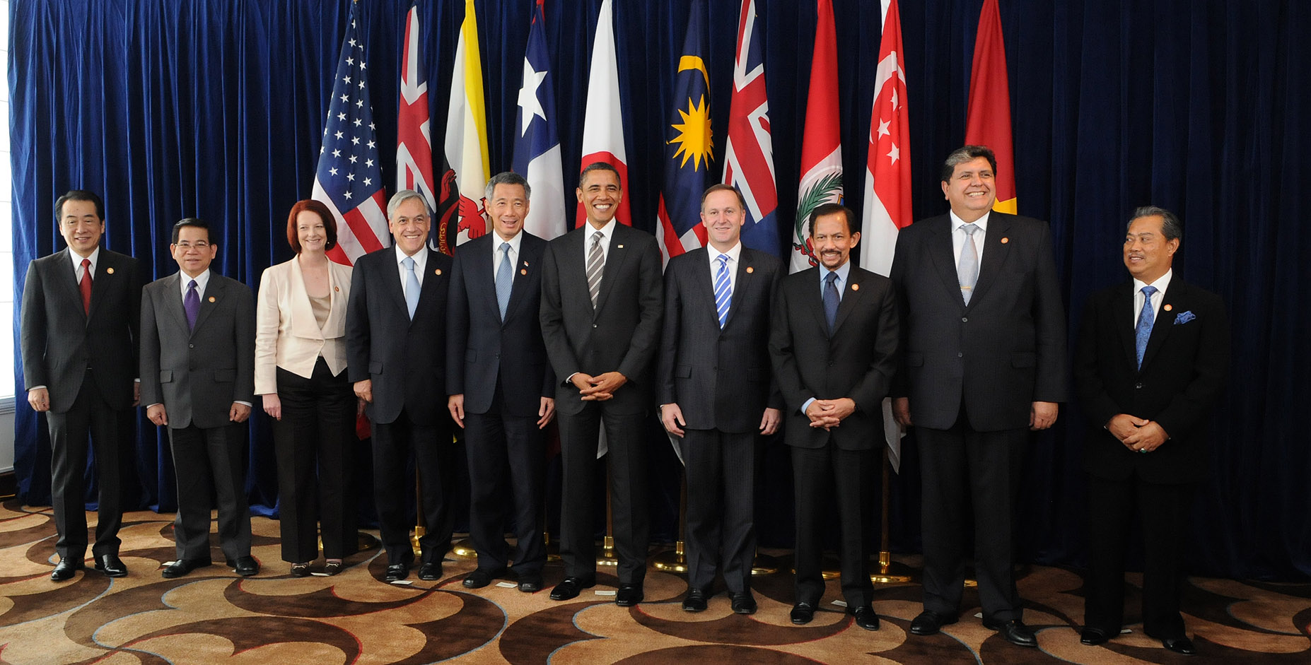 President Obama and TPP Leaders