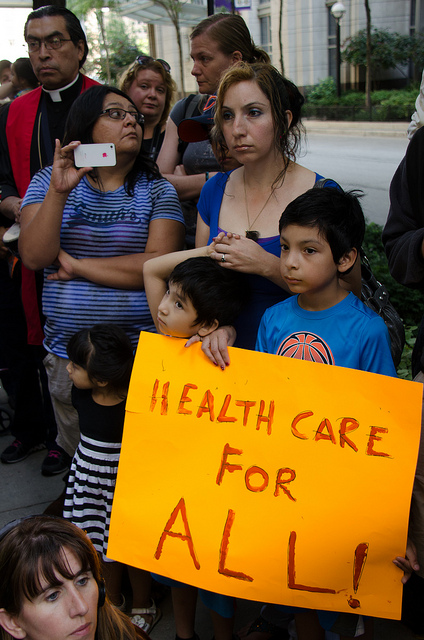 Health care protest