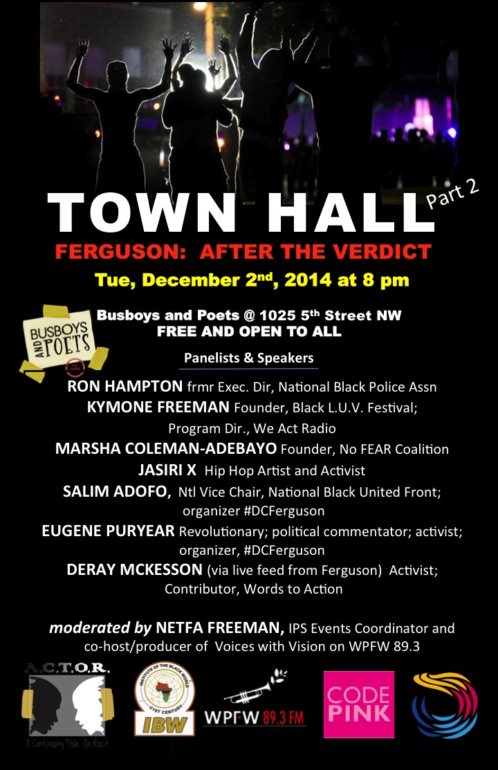 Town Hall Meeting: Ferguson After the Verdict