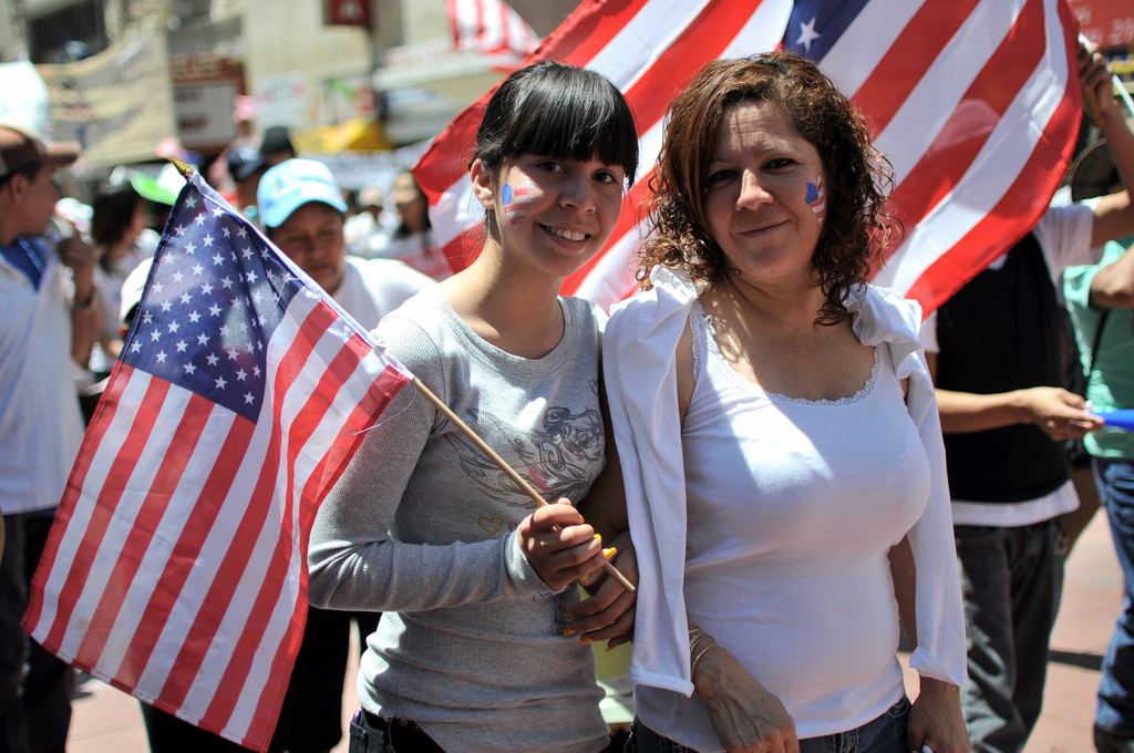 Immigration rally in L.A.