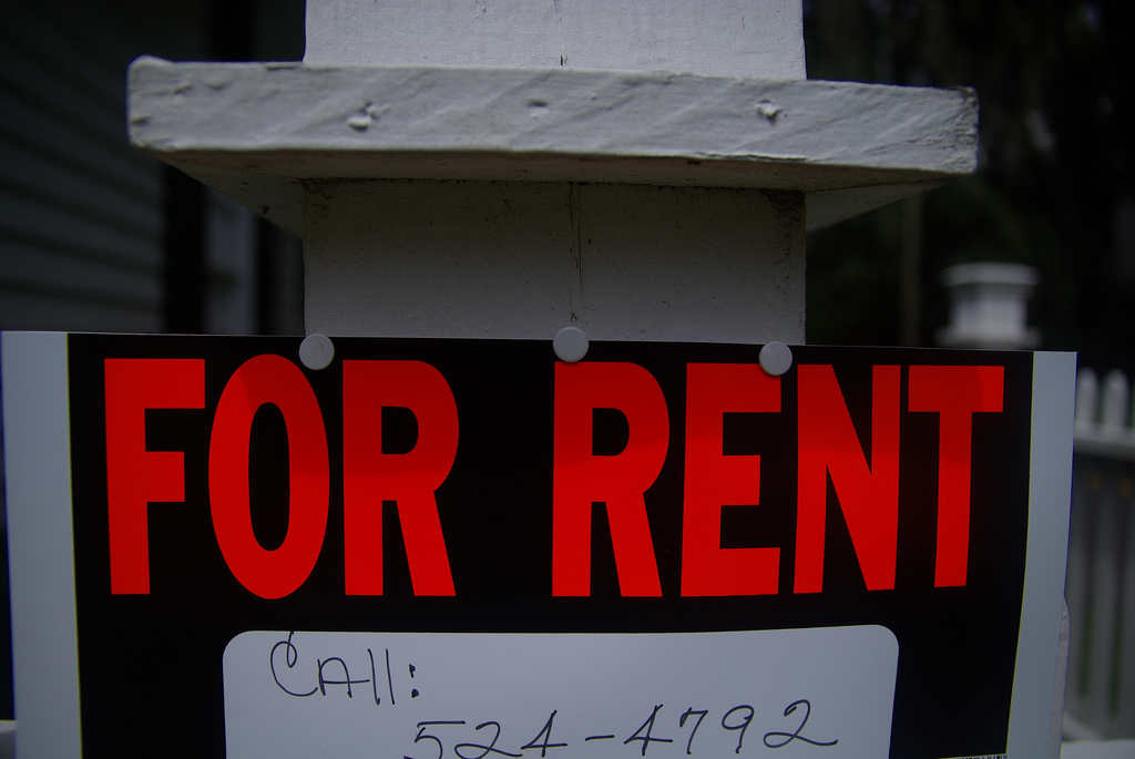"For Rent" Sign