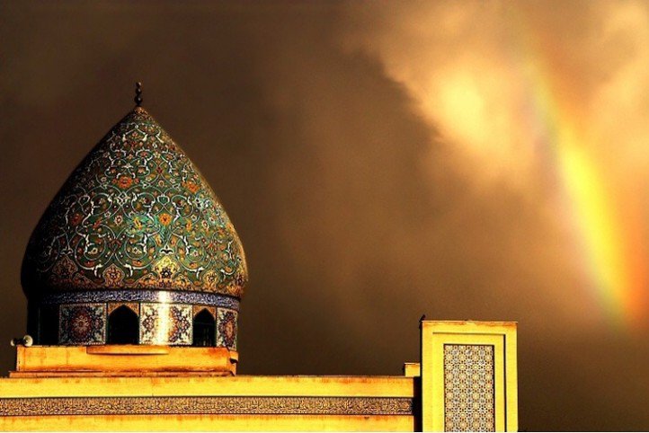 Rainbow over Iran
