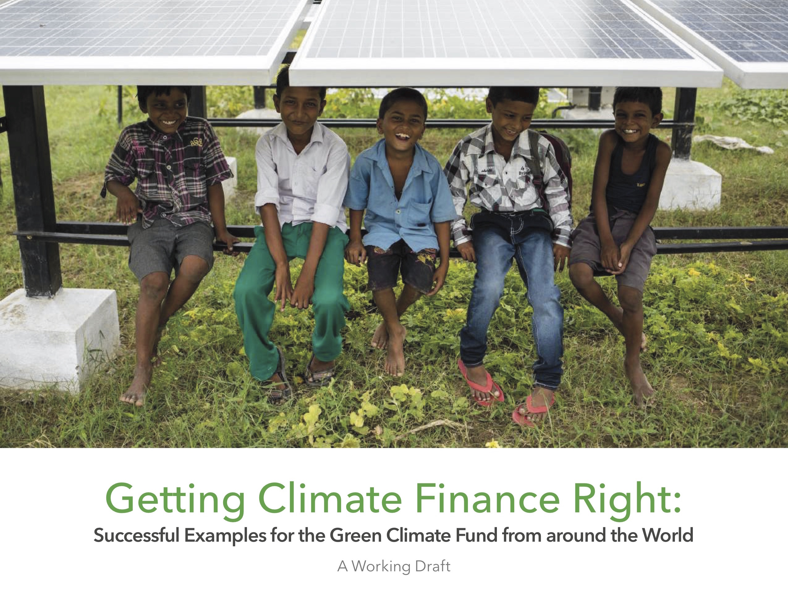 Getting Climate Finance Right