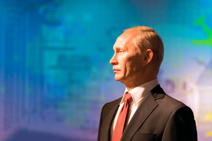 Putin world backdrop