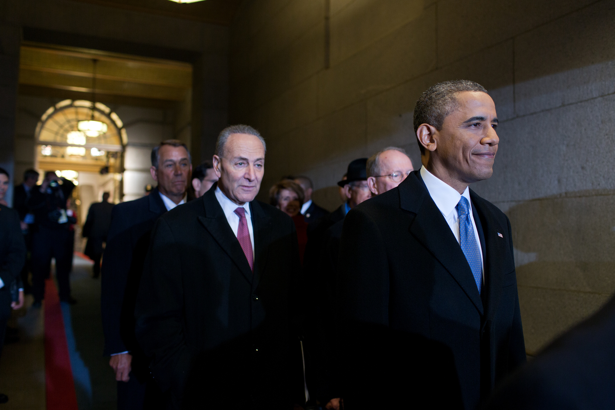 Senator Chuck Shumer with President Barack Obama