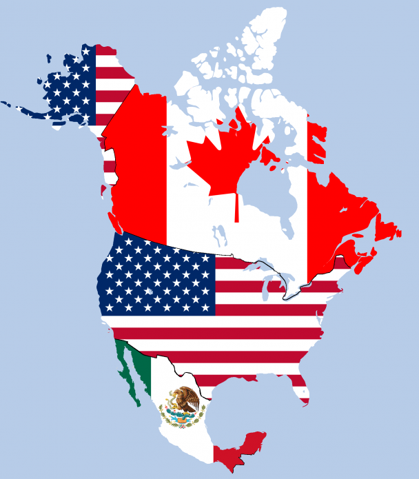 NAFTA-map