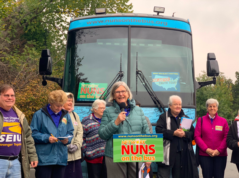 Busload of Activist Nuns Log 5,600 Miles for Tax Justice