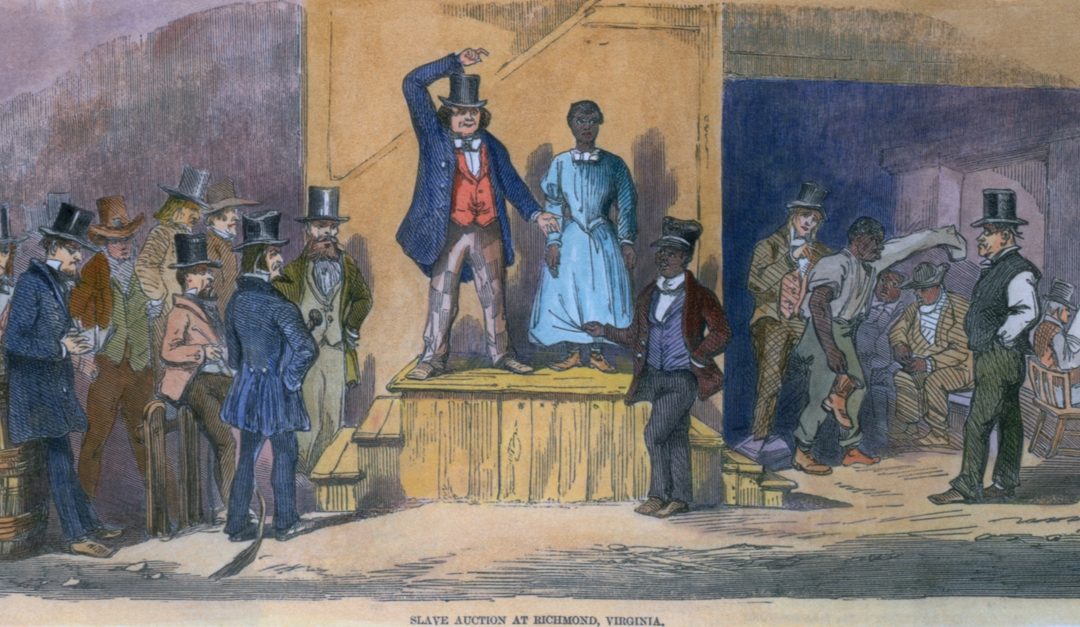slave-auction-slavery-racial-wealth-divide