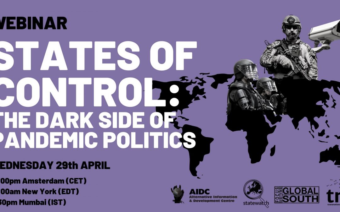 States of Control: The Dark Side of Pandemic Politics – Webinar