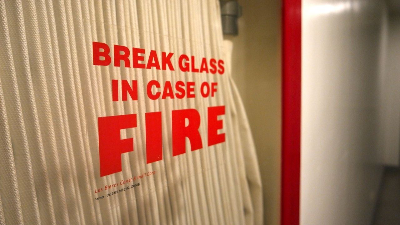 break glass in case of fire