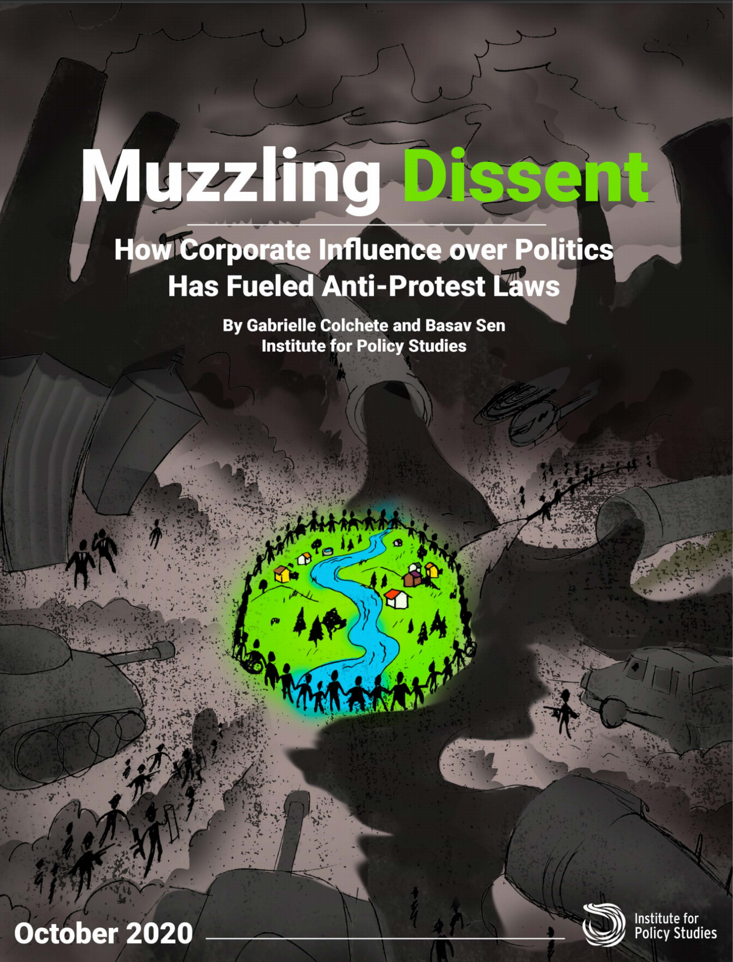 Muzzling Dissent - Anti-Protest report cover image
