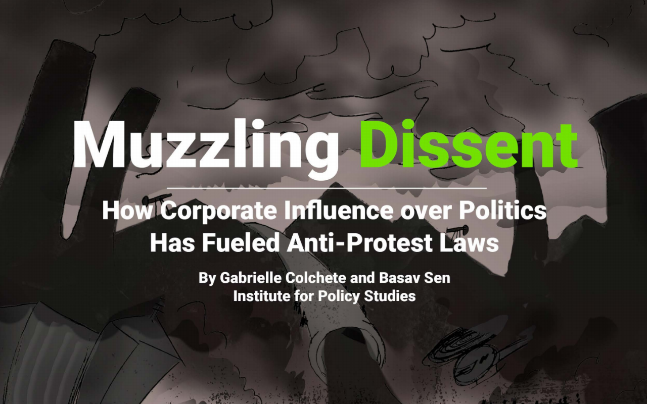 Muzzling Dissent - Anti-Protest report featured image
