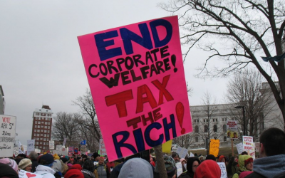 end corporate welfare - tax the rich - taxation