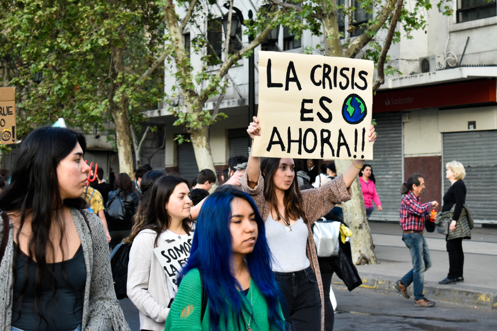Fridays for Future protest in Chile