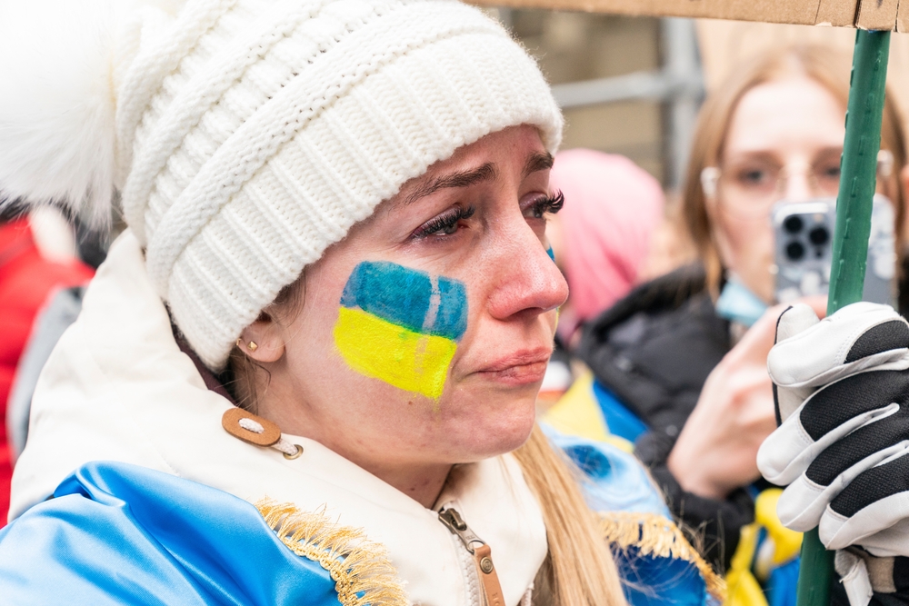 Protest against the Russian invasion of Ukraine, New York City