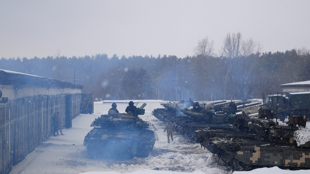 Tanks in Kharkiv, Ukraine