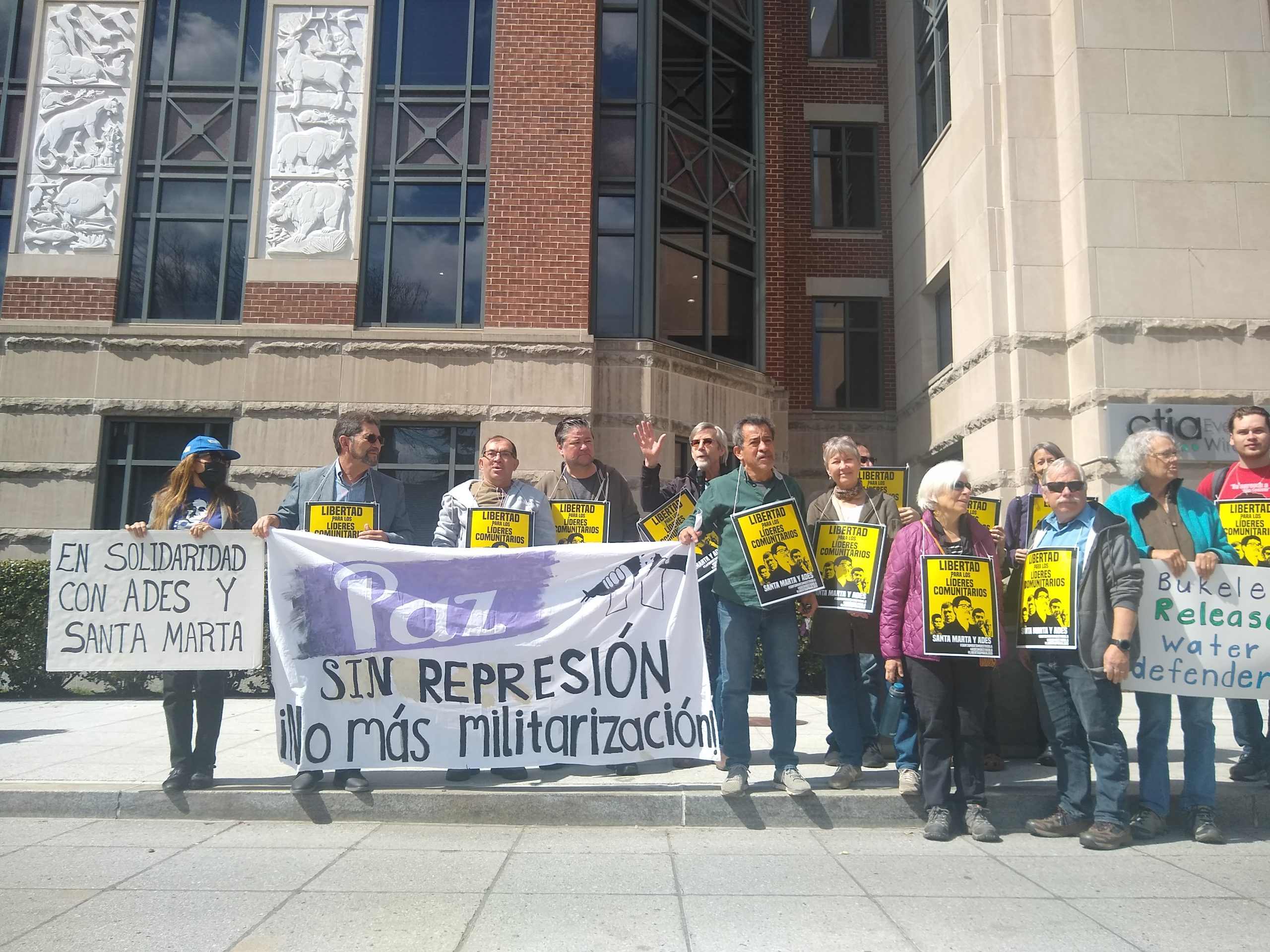 Statement from International Allies against Mining in El Salvador on Mar. 29 Protest at Salvadoran Embassies in US and Canada