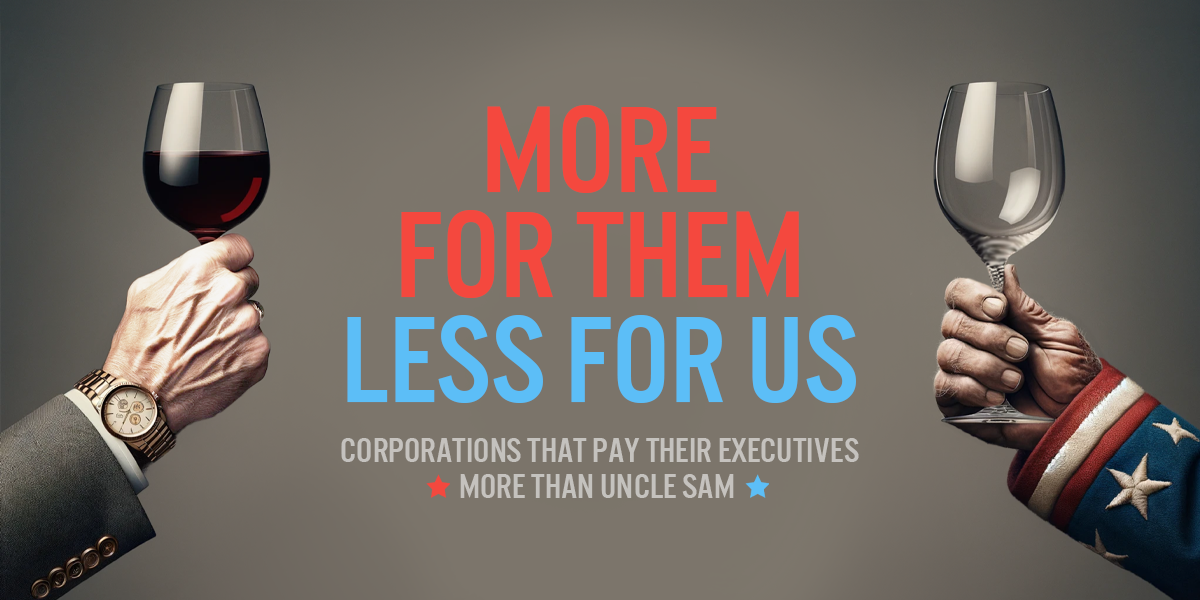New Report from Americans for Tax Fairness and Institute for Policy Studies Reveals 35 Big Corporations That Paid Their Top Executives More Than They Paid in Federal Taxes
