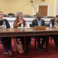Panelists discuss racial justice and police reform in Colombia at the Rayburn House Office Building.