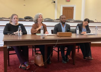 Panelists discuss racial justice and police reform in Colombia at the Rayburn House Office Building.